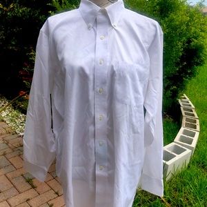 Brooks Brothers Traditional Dress Shirt White Med